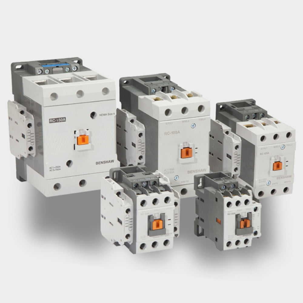IEC Rated Three Pole Contactor (2 NO/2 NC Auxiliary Contacts) 105A FLA Max (500V Coil)