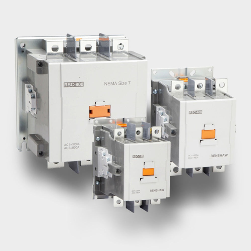 IEC Rated Three Pole Contactor (1 NO/1 NC Auxiliary Contacts) 22A FLA Max (240V Coil)